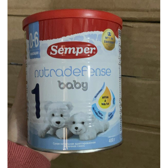 Sữa tăng cân Semper 400g Nga cho bé từ 0-6 tháng