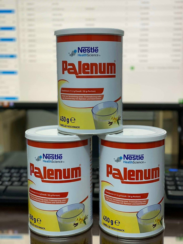 Sữa tăng cơ, người ung thư Palenum Nestle Đức 450g date t9/2024