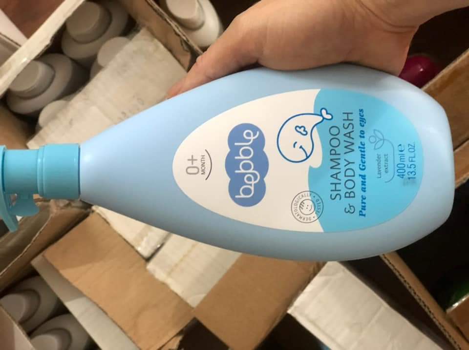SỮA TẮM GỘI CHO BÉ BEBBLE (2 chai)