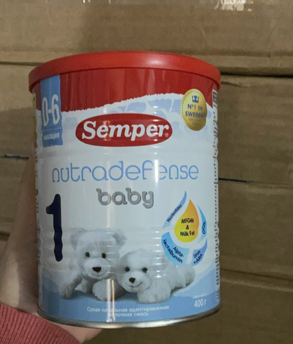 Sữa tăng cân Semper 400g Nga cho bé từ 0-6 tháng