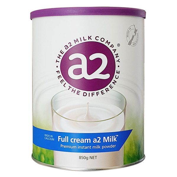 Sữa A2 Úc Nguyên Kem Full Cream Milk 850G