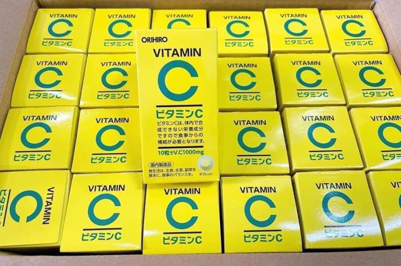 Combo 2 hộp Vitamin C Orihiro- Nhật (hộp 300v)