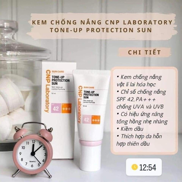 Kem chống nắng CNP Laboratory 50ml- Hàn